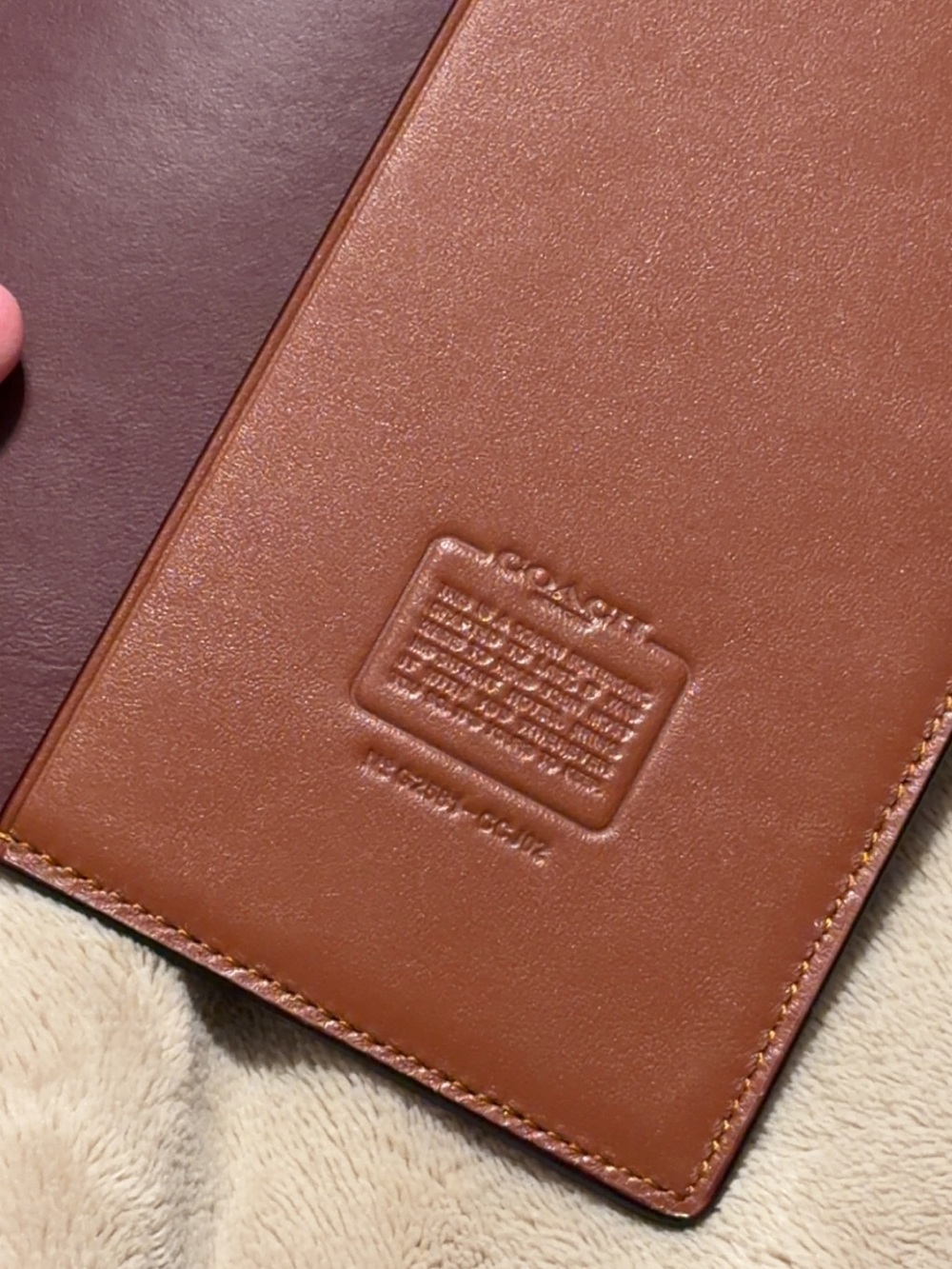 Coach Notebook In Signature Canvas With Holiday Train - Picture 4 of 6
